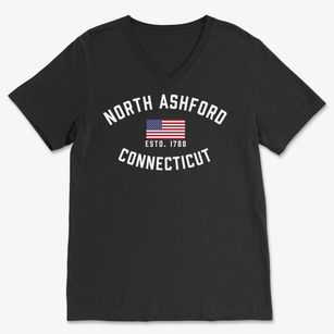 North Ashford Connecticut Patriot Soft Lightweight V-Neck