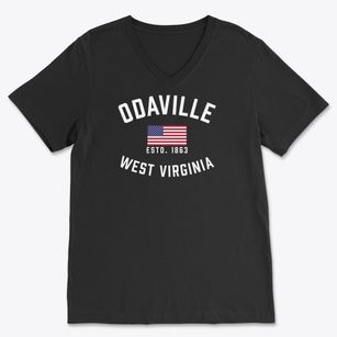 Odaville West Virginia Patriot Soft Lightweight V-Neck
