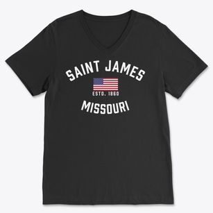 St. James Missouri Patriot Soft Lightweight V-Neck