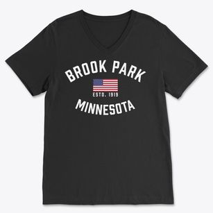 Brook Park Minnesota Patriot Soft Lightweight V-Neck
