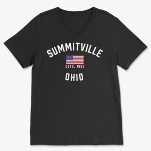 Summitville Ohio Patriot Soft Lightweight V-Neck