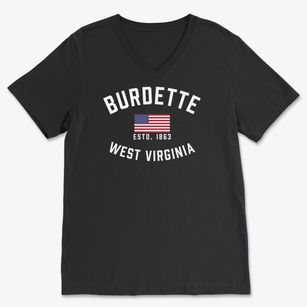 Burdette West Virginia Patriot Soft Lightweight V-Neck