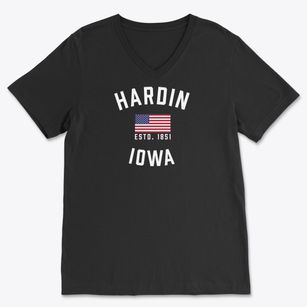 Hardin Iowa Patriot Soft Lightweight V-Neck