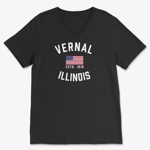 Vernal Illinois Patriot Soft Lightweight V-Neck