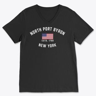 North Port Byron New York Patriot Soft Lightweight V-Neck