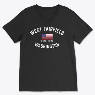 West Fairfield Washington Patriot Soft Lightweight V-Neck