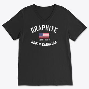 Graphite North Carolina Patriot Soft Lightweight V-Neck