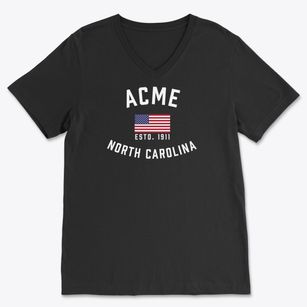 Acme North Carolina Patriot Soft Lightweight V-Neck