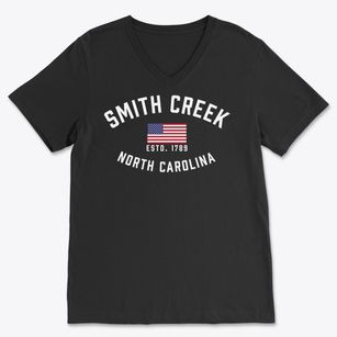 Smith Creek North Carolina Patriot Soft Lightweight V-Neck