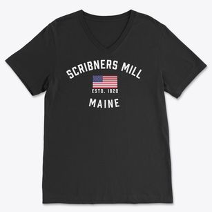 Scribners Mill Maine Patriot Soft Lightweight V-Neck