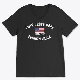 Twin Grove Park Pennsylvania Patriot Soft Lightweight V-Neck