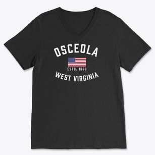 Osceola West Virginia Patriot Soft Lightweight V-Neck