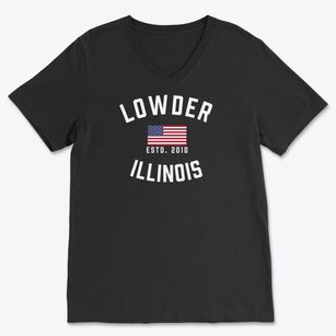 Lowder Illinois Patriot Soft Lightweight V-Neck