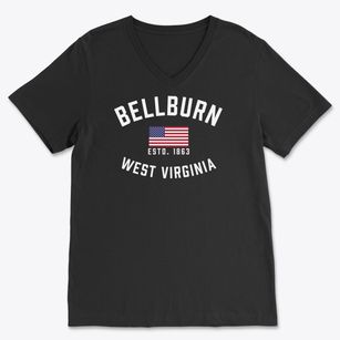 Bellburn West Virginia Patriot Soft Lightweight V-Neck