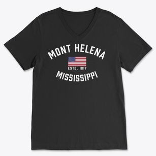 Mont Helena Mississippi Patriot Soft Lightweight V-Neck