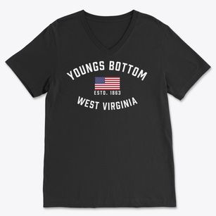 Youngs Bottom West Virginia Patriot Soft Lightweight V-Neck