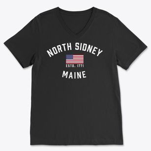 North Sidney Maine Patriot Soft Lightweight V-Neck
