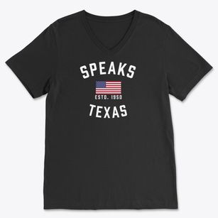Speaks Texas Patriot Soft Lightweight V-Neck
