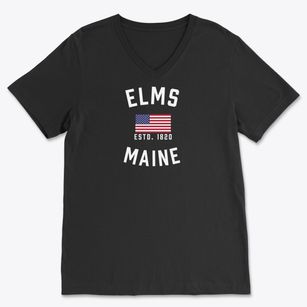 Elms Maine Patriot Soft Lightweight V-Neck