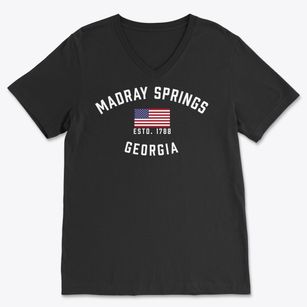 Madray Springs Georgia Patriot Soft Lightweight V-Neck