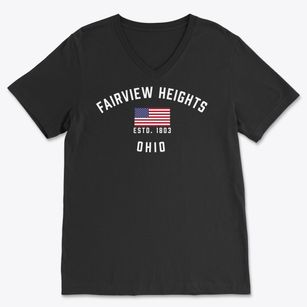 Fairview Heights Ohio Patriot Soft Lightweight V-Neck