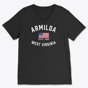 Armilda West Virginia Patriot Soft Lightweight V-Neck