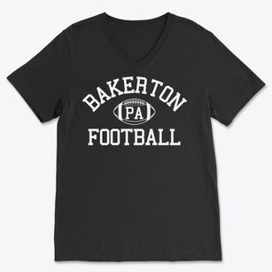 Bakerton Pennsylvania Football Soft Lightweight V-Neck