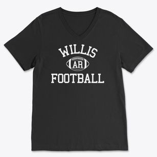 Willis Arkansas Football Soft Lightweight V-Neck