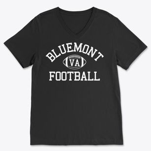 Bluemont Virginia Football Soft Lightweight V-Neck