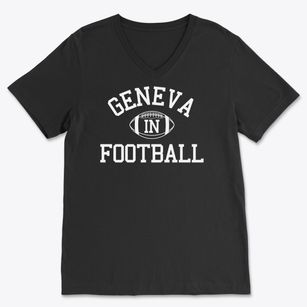Geneva Indiana Football Soft Lightweight V-Neck