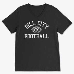 Dill City Oklahoma Football Soft Lightweight V-Neck