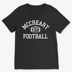 Mccreary Kentucky Football Soft Lightweight V-Neck