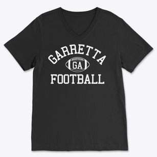 Garretta Georgia Football Soft Lightweight V-Neck