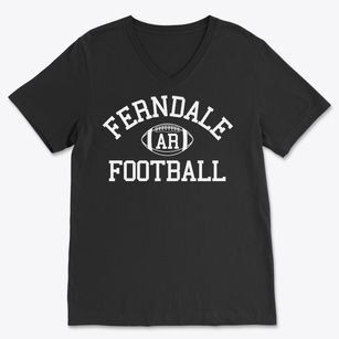 Ferndale Arkansas Football Soft Lightweight V-Neck
