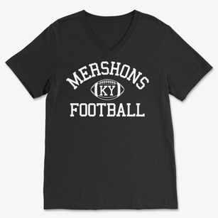 Mershons Kentucky Football Soft Lightweight V-Neck
