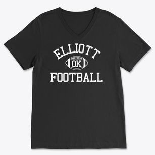 Elliott Oklahoma Football Soft Lightweight V-Neck