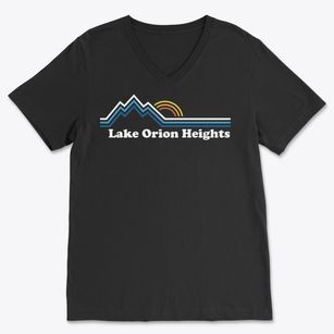 Lake Orion Heights Michigan Mountain View Soft Lightweight V-Neck
