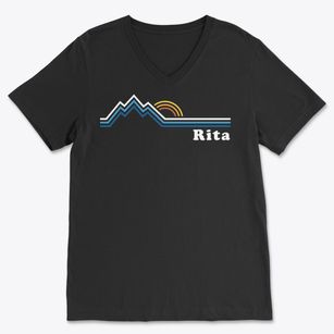 Rita Pennsylvania Mountain View Soft Lightweight V-Neck