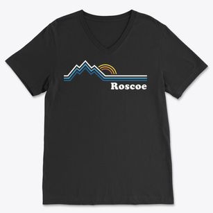 Roscoe Minnesota Mountain View Soft Lightweight V-Neck