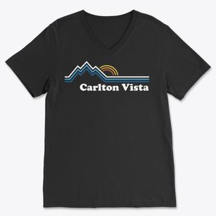 Carlton Vista Arizona Mountain View Soft Lightweight V-Neck