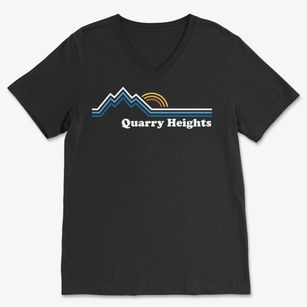 Quarry Heights Arkansas Mountain View Soft Lightweight V-Neck