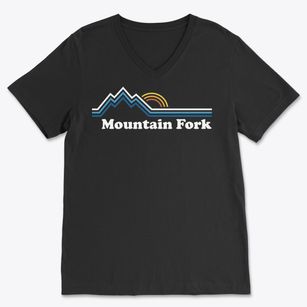 Mountain Fork Arkansas Mountain View Soft Lightweight V-Neck