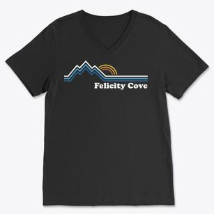Felicity Cove Maryland Mountain View Soft Lightweight V-Neck
