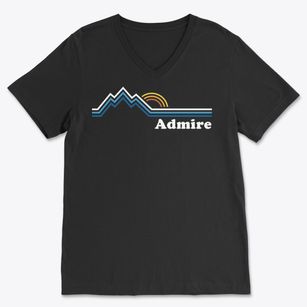 Admire Pennsylvania Mountain View Soft Lightweight V-Neck