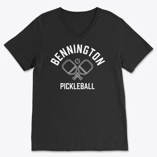 Bennington Nebraska Pickleball Soft Lightweight V-Neck