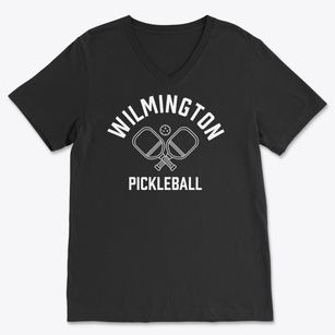 Wilmington North Carolina Pickleball Soft Lightweight V-Neck