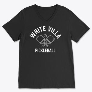 White Villa Kentucky Pickleball Soft Lightweight V-Neck