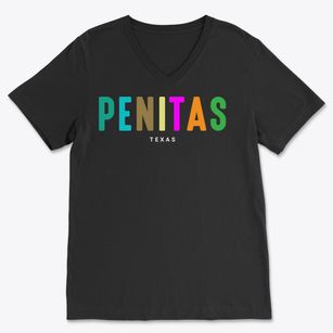 Penitas Texas Color Pop Soft Lightweight V-Neck