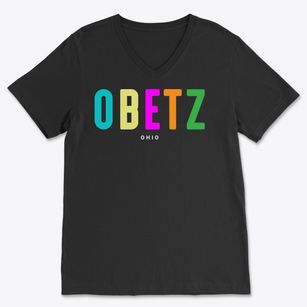 Obetz Ohio Color Pop Soft Lightweight V-Neck