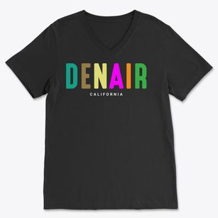 Denair California Color Pop Soft Lightweight V-Neck